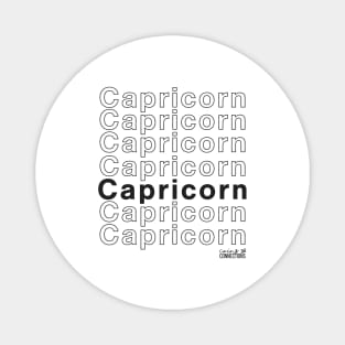 Capricorn Zodiac Birthday Magnet